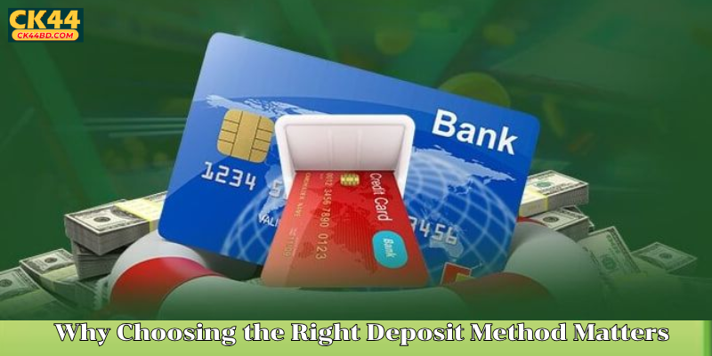 Why Choosing the Right Deposit Method Matters