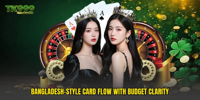 Bangladesh-style card flow with budget clarity